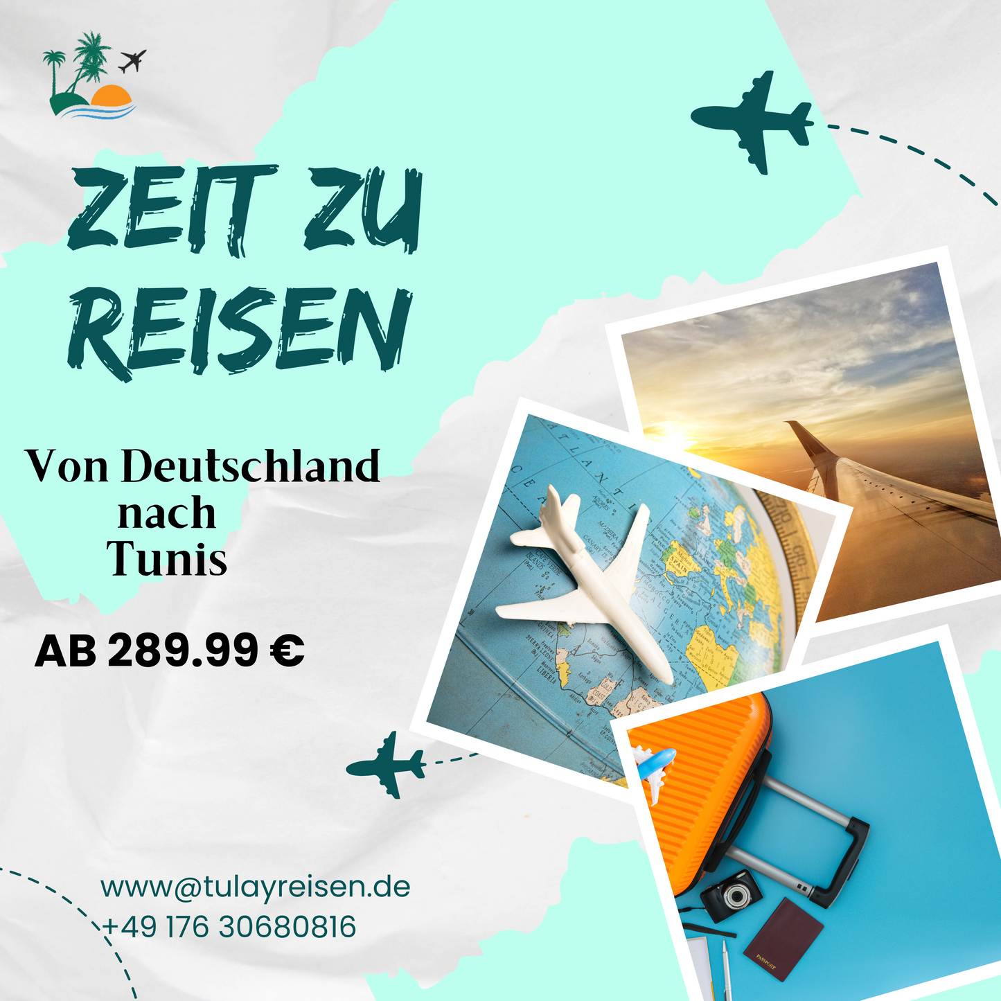 Ihr perfekter Flug von Deutschland nach Tunis! 🇩🇪✈️🇹🇳