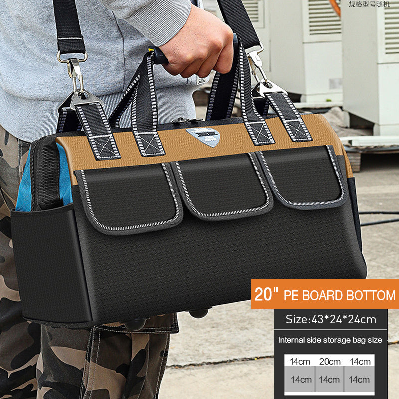 Thick Wear Resistant One Shoulder Canvas Small Tool Bag