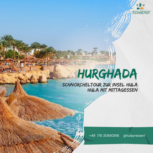 Amazing Hula Hula Island Sea Trip, Parasailing Abenteuer in Hurghada