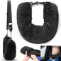 New Travel U-shaped Pillow Can Fill Clothes